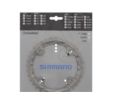 převodník SH Deore FC-T551 36z AL stříbrný 3x10s