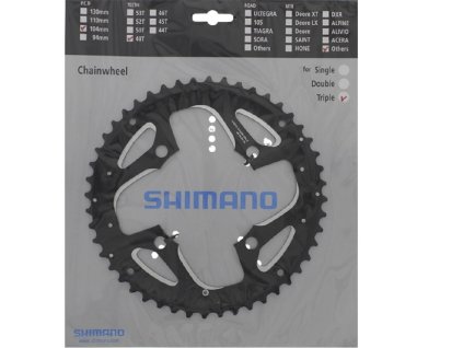 převodník SH Deore FC-T551 48z AL černý 3x10s