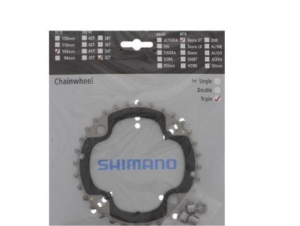 převodník SH Deore FC-T551 32z Fe stříbrný 3x10s