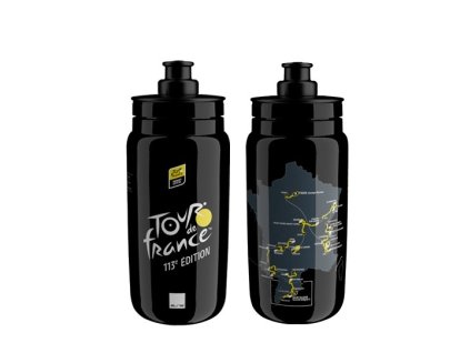 láhev ELITE 0,5l Fly TdF Map 2026 black