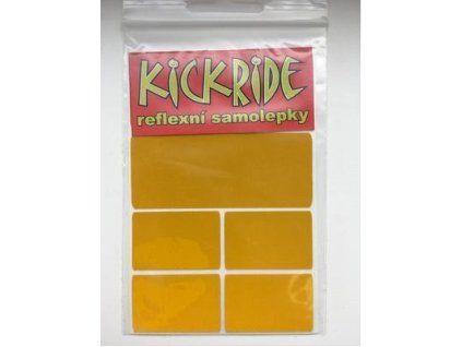 samolepka KICKRIDE reflexní žlutá