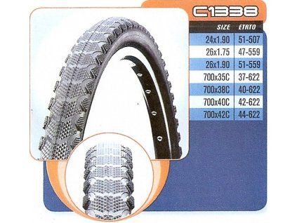 plášť CST 700x38,40-622 C-1338 černý