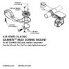držák comp. K-EDGE Garmin Combo Max Mount 31,8 bla