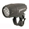 světlo přední BTA 5 white LED/3f baterie black