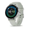 Garmin Venu 3S, Silver/Sage grey, Silicone band