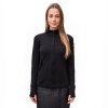 SENSOR MERINO UPPER dámská mikina celozip černá