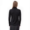 SENSOR MERINO UPPER dámská mikina celozip černá