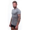 SENSOR MERINO ACTIVE pánské triko kr.rukáv sv.šedá
