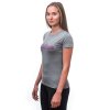 SENSOR MERINO ACTIVE MOUNTAINS dámské triko kr.rukáv sv.šedá