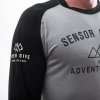SENSOR MERINO ACTIVE ADVENTURE pánské triko dl.rukáv šedá/černá