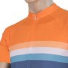 SENSOR CYKLO SUMMER STRIPE pánský dres kr.rukáv modrá/oranžová