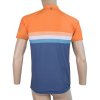 SENSOR CYKLO SUMMER STRIPE pánský dres kr.rukáv modrá/oranžová