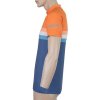 SENSOR CYKLO SUMMER STRIPE pánský dres kr.rukáv modrá/oranžová
