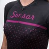 SENSOR CYKLO TOUR dámský dres kr.rukáv black dots