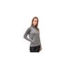 SENSOR MERINO UPPER dámská mikina celozip šedá