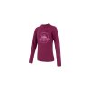 SENSOR MERINO DF TERRITORY dětské triko dl.rukáv lilla