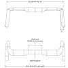 řidítka DEDA silniční Superzero RS ALU 44cm (Velikost 440mm)
