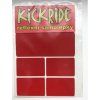samolepka KICKRIDE reflexní červená