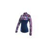 SENSOR COOLMAX THERMO dámská mikina zip deep blue/feather (Velikost S)