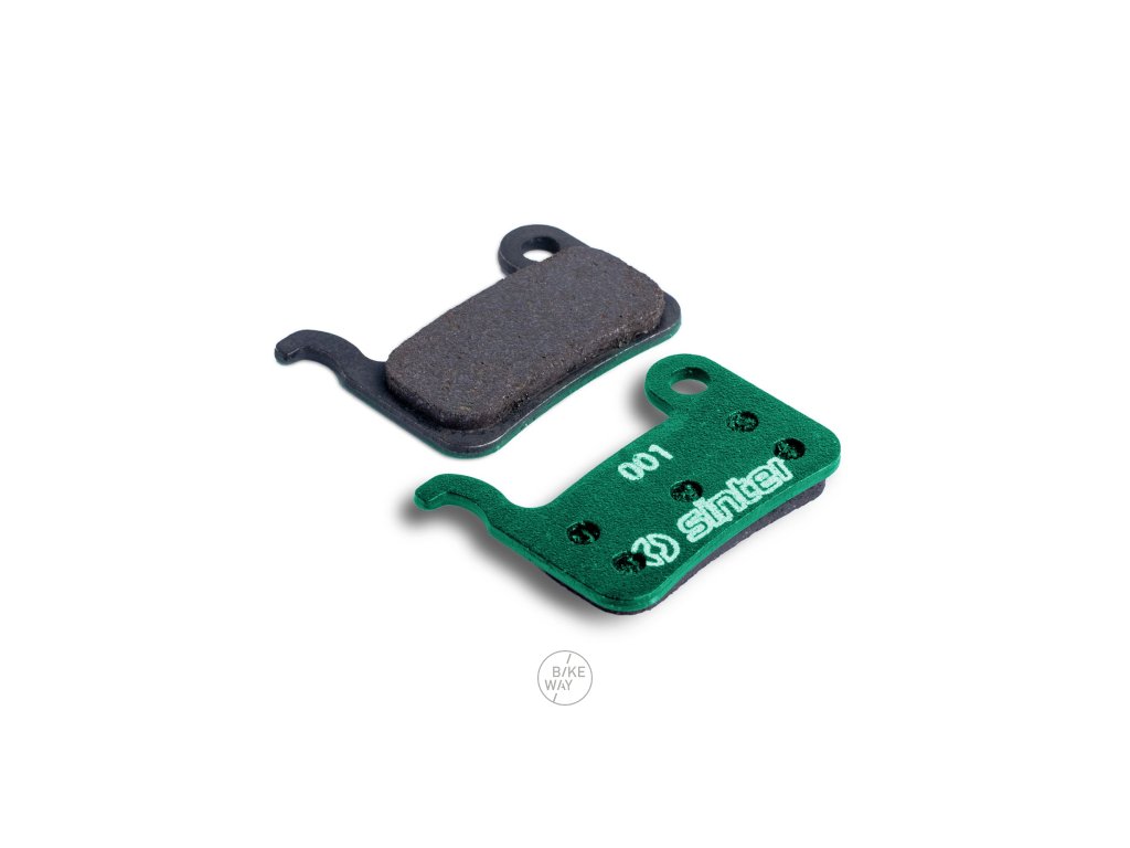 SINTER BRZDOVÉ DESTIČKY SHIMANO A TYPE GREEN (73-001-063-8)