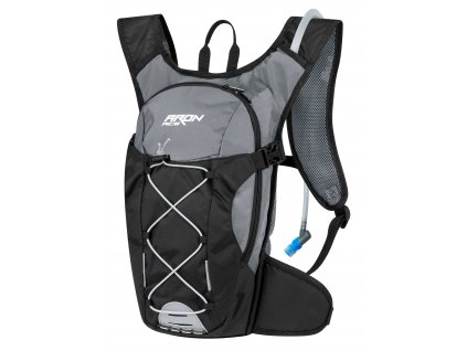 Cyklistický batoh FORCE ARON ACE PLUS šedo černý 10L