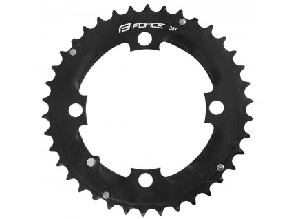Převodník 38z Al, pro kliky FORCE TEN2.3+ černý