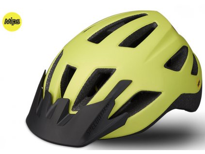 Dětská cyklistická přilba Specialized SHUFFLE LED SB MIPS ION CHLD (50 – 55 cm) fluo žlutá matná