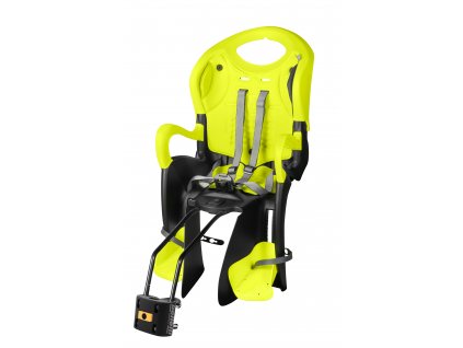 Dětská cyklo sedačka TIGER RELAX B FIX zadní fluo REFLEX černá