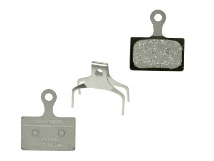 Brzdové destičky Shimano BR M9100 polymerové, s pružinou