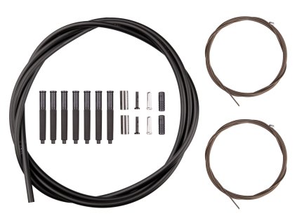 Bowdeny+lanka řadící set Shimano MTB POLYMER černý