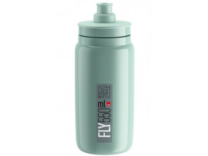 Cyklistická láhev ELITE FLY zelená šedá 550 ml