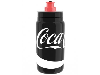 Cyklistická láhev Elite Fly Coca Cola černá 550 ml
