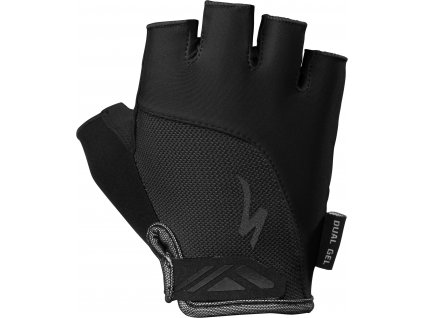Dámské cyklistické rukavice Specialized Women's Body Geometry Dual-Gel Gloves černé