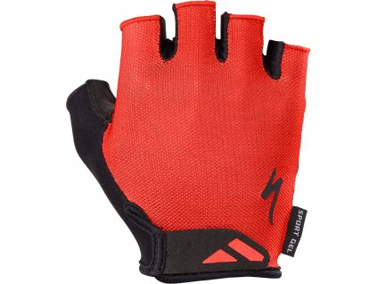 Pánské cyklistické rukavice Specialized Men's Body Geometry Sport Gel červené
