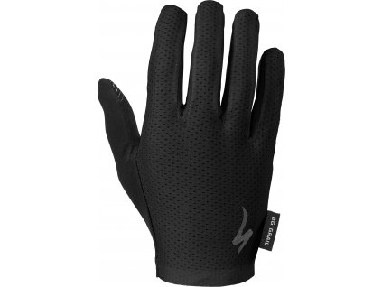Dámské cyklistické rukavice Specialized Women's Body Geometry Grail Long Finger Gloves černé