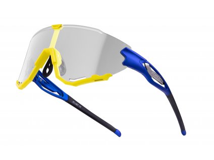 Cyklistické brýle FORCE CREED modro fluo, fotochromatická skla