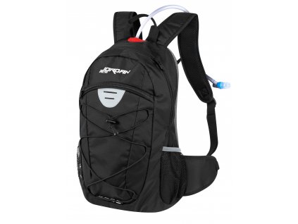 Cyklistický batoh FORCE JORDAN PLUS černý 20L +2L rezervoár