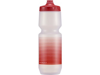 Cyklistická láhev Specialized Purist Fixy Linear Stripe Clear Red 750 ml