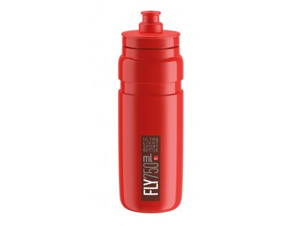 Cyklistická láhev Elite Fly červená-bordeaux 750 ml