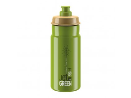 Cyklistická láhev Elite Jet Green zelená olivová 550 ml