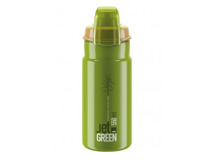 Cyklistická láhev Elite Jet Green Plus zelená olivová 550 ml