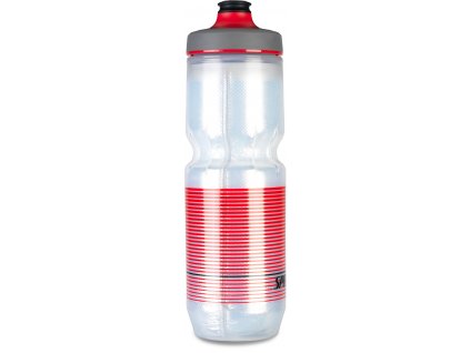 Cyklistická láhev Specialized Purist Insulated Watergate Translucent-Black-Red Straight Away 680 ml