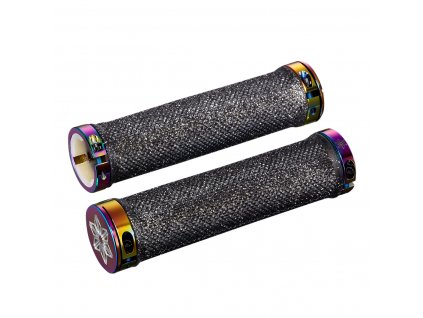 Gripy Supacaz Diamond Kush Grip Black Oil Slick