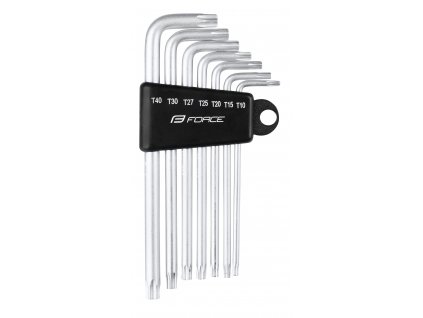 Sada 7 torx klíčů FORCE PROFI T10-40, v držáku