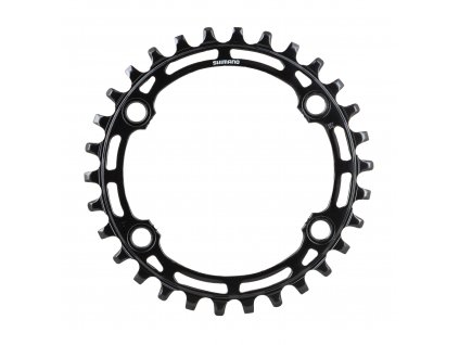 Převodník Al 30 zubů FCM5100-1 11sp, černý 4 packa