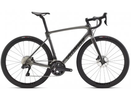 Silniční kolo Specialized Roubaix Expert 2023 Smoke Tarmac Black Silver Dust Black Reflective