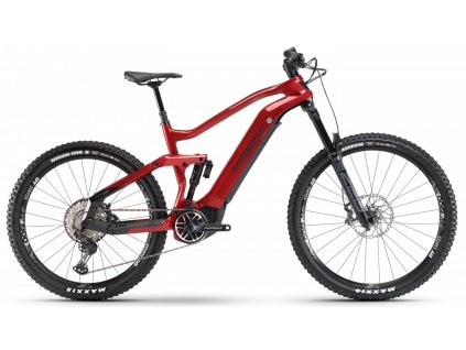 Celoodpružené elektrokolo HAIBIKE AllMtn CF 12 2022 red black L 47 cm