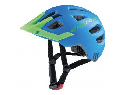 Dětská cyklistická přilba Cratoni Maxster Pro modrá zelená matná