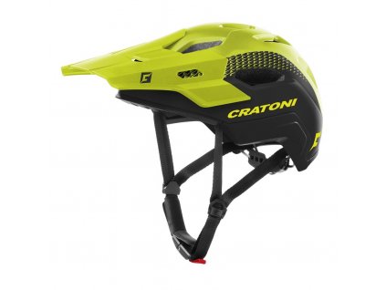 Cyklistická přilba Cratoni C Maniac 2.0 Trail černá neon žlutá matná