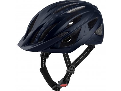 Cyklistická helma Alpina Haga LED indigo matná